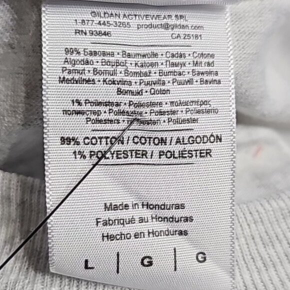 Hot Leathers Mens Lrg 2nd Amendment Down Flags' Eagle Double Sided L/Slv T-Shirt - Picture 7 of 14